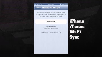ITUNES WI FI SYNC SETTINGS for iphone