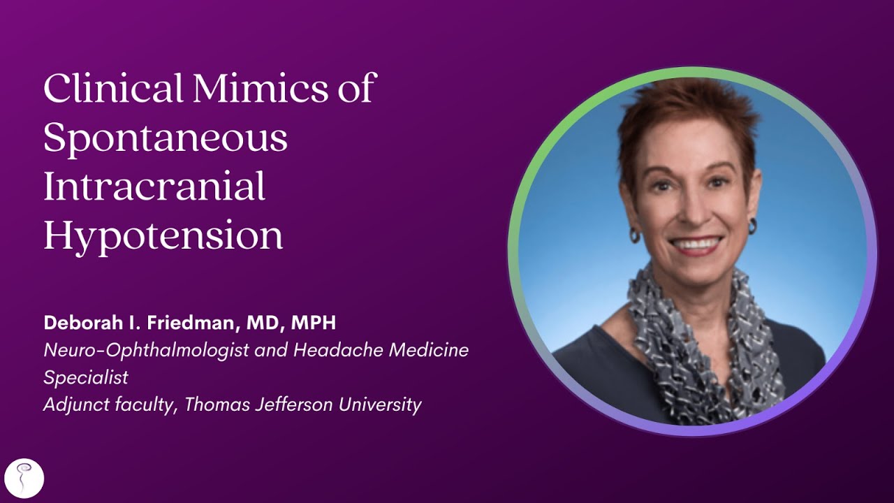 Dr. Deborah Friedman—Clinical mimics: Post-Traumatic Headache,