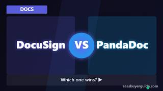 Best e-signature platform DocuSign vs PandaDoc