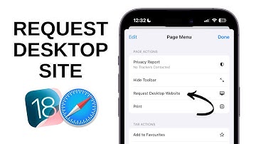How to Request Desktop Site in Safari - iOS 18