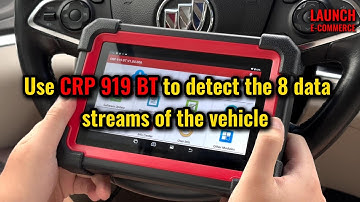 Use CRP 919 BT to detect the 8 data streams of the vehicle