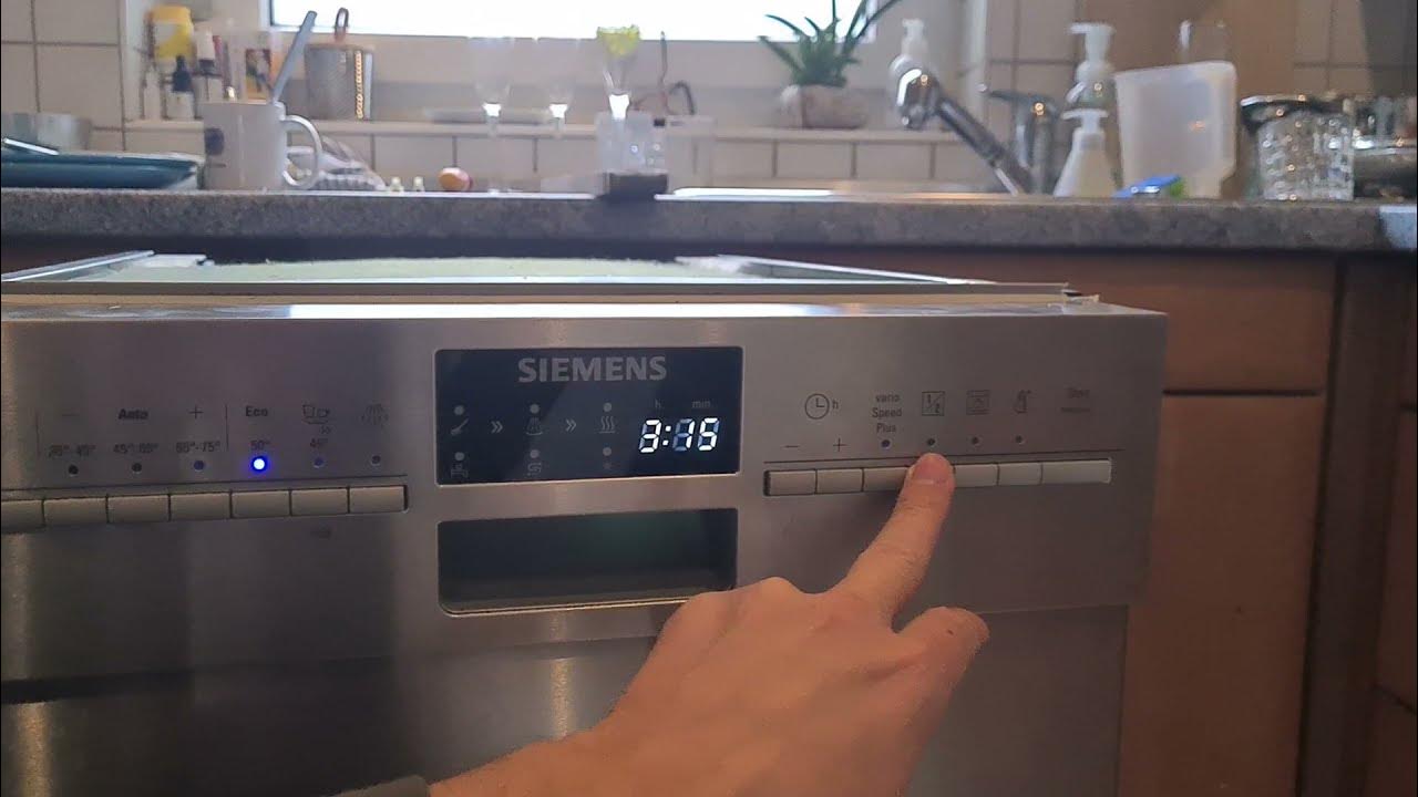 Siemens Spülmaschine Starttaste funktioniert nicht (rechtes Bedienfeld ohne Funktion) mod