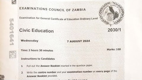 2024 GCE CIVIC ED SECTION B