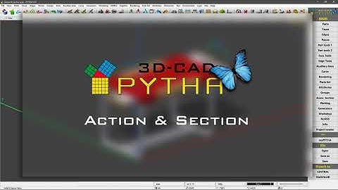 Create Actions & Sections with PYTHA 3D CAD