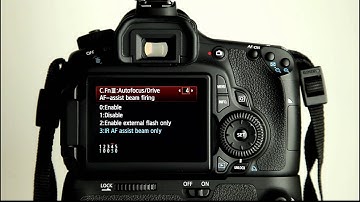 Canon EOS 60D Tutorial 14 - Custom Function Menu 3 AF and Drive