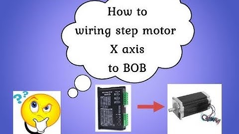 How to wiring step motor X Axis to the 5 Axis breakout board. # part 01