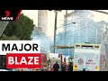 Major fire breaks out in inner Brisbane | 7 News Australia