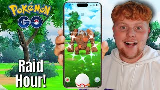 SHUNDO Regirock Hunt! Regirock Raid hour Pokemon Go!