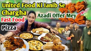 Azadi Deal Mey Sab Milega |Chargha |BBQ & FastFood Platter |Pizza Deal Wo Bhi Just United Food Pe