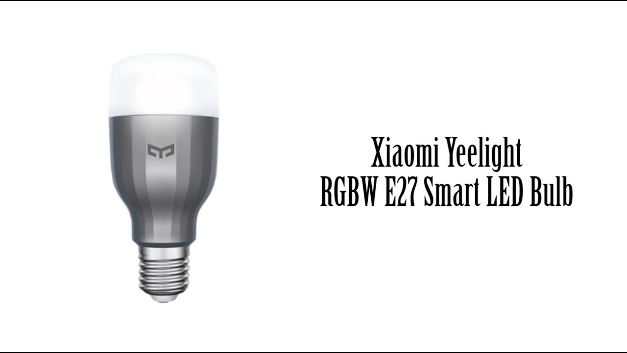 Xiaomi Yeelight E27 Smart Led
