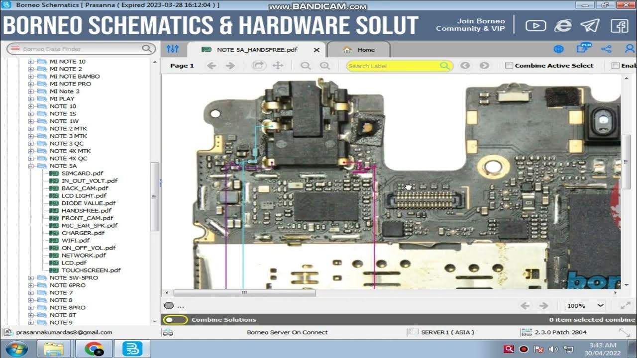 borneo schematic for mi y1 lite. handfree solution YouTube