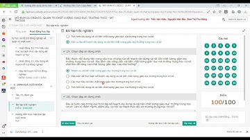 Đáp án MÔ ĐUN 05 CBQL  QUẢN TRỊ CHẤT LƯỢNG GIÁO DỤC TRƯỜNG THCS   MT THCS08