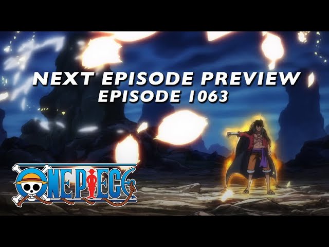 One Piece - Preview of Episode 1061  The Strike of an Ifrit! Sanji vs.  Queen 