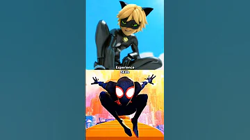 Chat Noir vs. Spider-Man (Miles Morales) (Miraculous Ladybug vs. Across The Spiderverse)