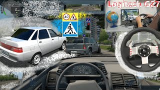 Сдаю на права в City Car Driving | Logitech G27