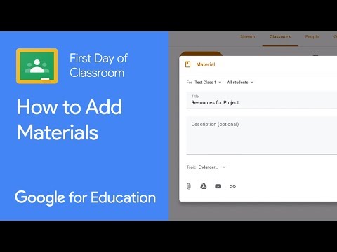 Video: Hvordan lægger du en video op på Google classroom?