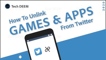 How To Unlink Apps And Games From Twitter | 2020 | #Shorts