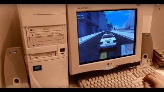 Retro-komputer do gier (RETRO-PC for games) - Windows 98, Voodoo 3 3dfx, Pentium III/ II