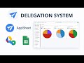 Advanced Delegation System SZ-V6SZ | AppSheet Automation | Email 📧 WhatsApp 💬 & Mobile 🔔 Smart Alert