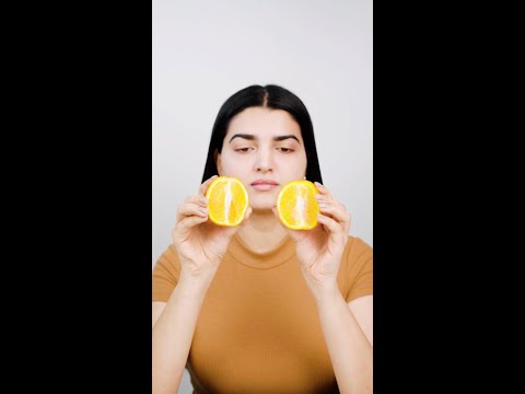 Lift, firm, and brighten your skin with Vitamin C Sheet Mask #Asmr