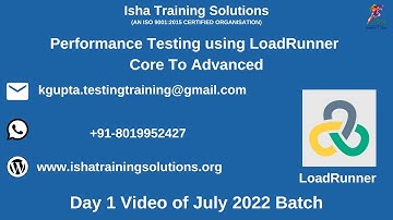 Performance Testing using LoadRunner Day 1. Pls contact or WhatsApp us on +91-8019952427 to enroll