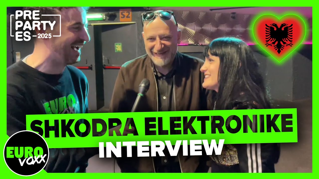 🇦🇱 SHKODRA ELEKTRONIKE - ZJERM (INTERVIEW) @ Madrid PrePartyES 2025 // Albania Eurovision 2025