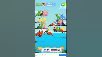 Bird Sort Puzzle l Classic Level 95 l Bird Sort Color Puzzle l Bird Sort Puzzle Challenge - Birds