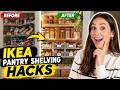 9 Genius IKEA Pantry Shelving Hacks for Modern Kitchen Storage