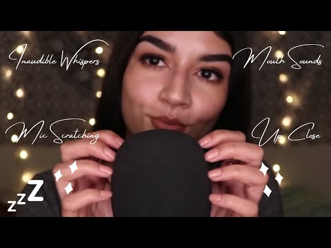 Tena ASMR Inaudible Whispering Compilation | Mouth Sounds, Mic Scratching, Up Close