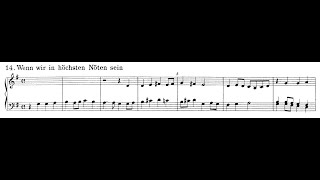 Johann Christoph Bach – Wenn wir in höchsten Nöten sein