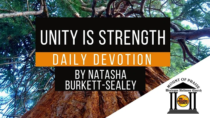 Morning Devotion: Natasha Burkett-Sealey: Unity Is...