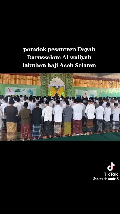 Pondok pesantren tertua dia Aceh, Terletak di labuhan haji Aceh Selatan