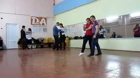 танец Zouk - Слава Оксана in dance studio DancA 05 12 14