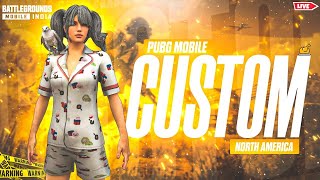 Pubg Mobile Live | Custom room  | north america pubg mobile custom room live