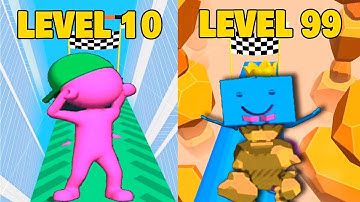 Fall Race 3D - NEW CRAZY RACE (FASTER PLAYER) ‹ AbooTPlays ›