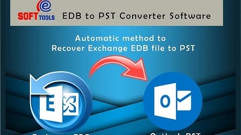 Automatic method to recover and convert Exchange EDB file to PST file