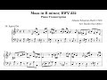Agnus Dei, Mass in B Minor (piano transcription)