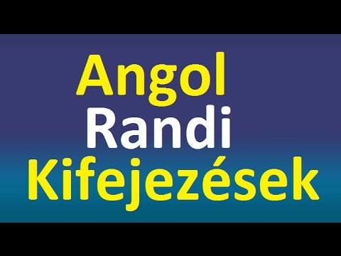 Randevú gawi angolul