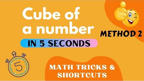 Cube of Numbers in 5 Seconds | Cube Trick | Method 2 | Vedic Math Tricks and Shortcuts| Amaze Tutors