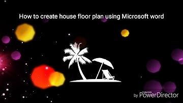 How to create floor plan using microsoft word