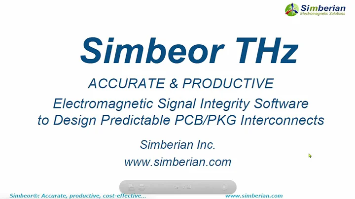 Simbeor SI Compliance Analyzer Tutorial: Post-Layout Analysis of SerDes Interconnects