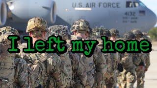 "I left my home" || US military tribute