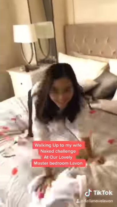 Walking up to my wife naked challenge at our lovely MASTER BED ROOM LAVON #Dirumahaja