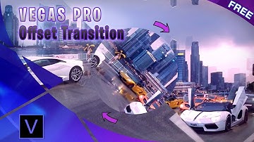 Free Download: Offset Transition (Circle) {AE Inspired} 📽️ [Vegas Pro] ✔️NO PLUGINS | Transition #13