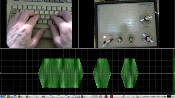 QRQ CW Keyboard computer interface - using the Peterson Chromatic Tuner 320 & a FET optoisolator