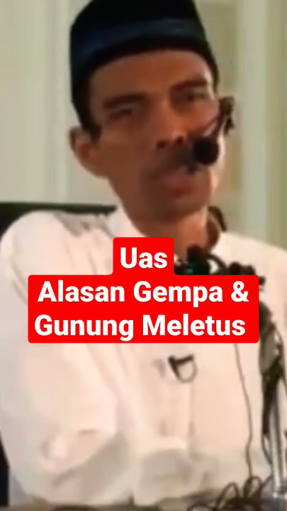 Viral ❗ UAS ungkap alasan Gempa & Gunung Meletus 😱 || Tolong semua persiapan #terbaru  #ceramah