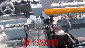 diamond mesh chain link fence machine/wire mesh netting machine