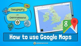 Geography with Grammarsaurus - How To Use Google Maps screenshot 5
