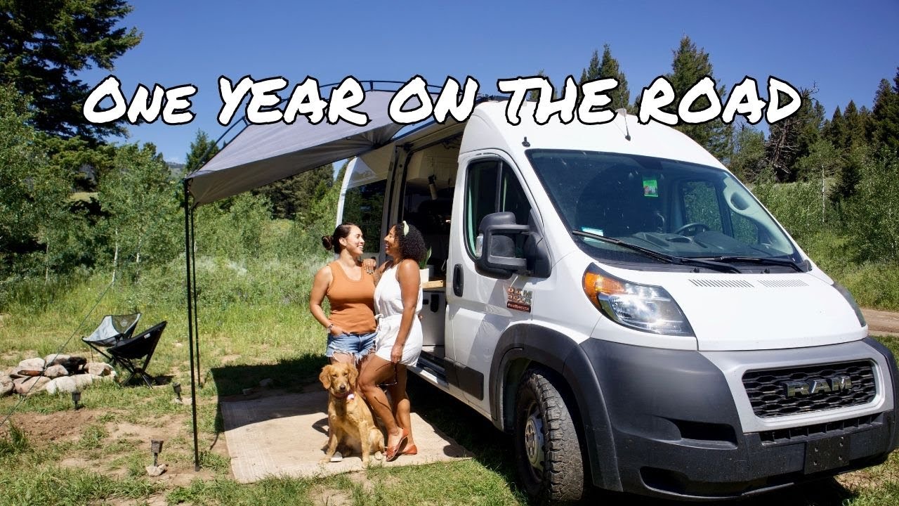 ONE YEAR Living On the Road |Our Van Life Journey | Van Life Couple ...