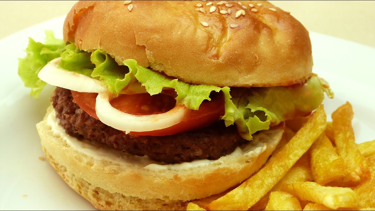 Rezept Burger - Frikadellen und Brötchen - YouTube